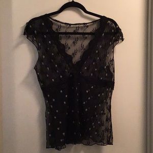 Black Lace Top